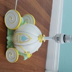 Disney rare collectibleCinderalla coach lamp stand